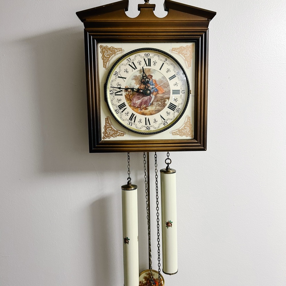 E. Schmeckenbecher Antique Rare Wall Clock
